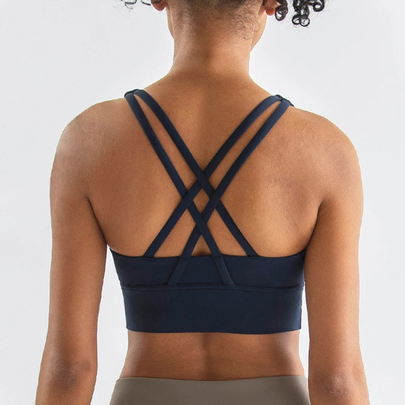SOISOU Women's Cropped Bralette - Breathable Sports Bra in 25 Colors