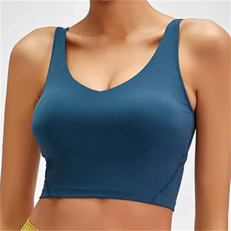 Nepoagym PASSION Tank Top with Built-In Bra for Yoga & Gym