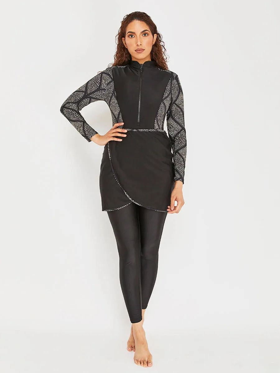 3PCS Modest Burkini for Women - Muslim Swimwear, Quick Drying
