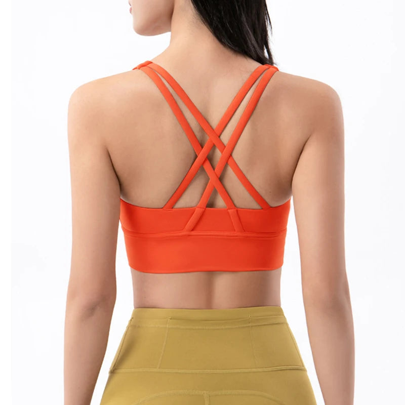 SOISOU Women's Cropped Bralette - Breathable Sports Bra in 25 Colors