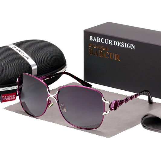 BARCUR Classic Polarisierte Sonnenbrille – Luxusbrillen für Damen