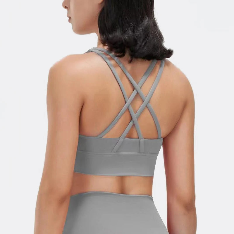SOISOU Women's Cropped Bralette - Breathable Sports Bra in 25 Colors