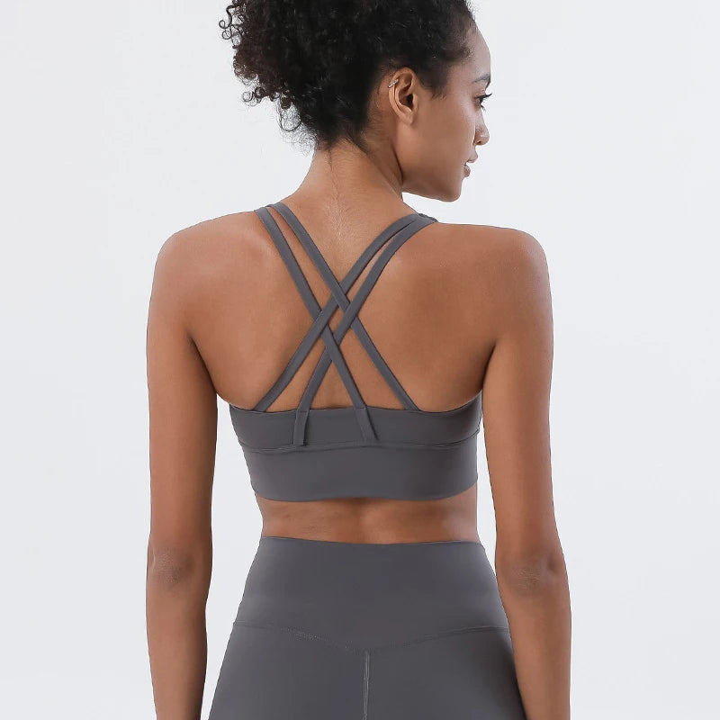 SOISOU Women's Cropped Bralette - Breathable Sports Bra in 25 Colors