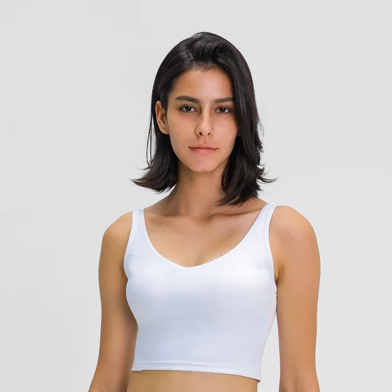 Nepoagym PASSION Tank Top with Built-In Bra for Yoga & Gym