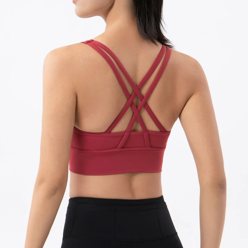 SOISOU Women's Cropped Bralette - Breathable Sports Bra in 25 Colors