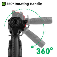 1680W 26mm Brushless Cordless Rotary Hammer – Multi-Function Impact Drill for Makita Battery Pin