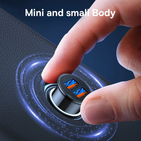Baseus 30W Fast Car Charger - Quick Charge 4.0/3.0, USB PD for iPhone 16/15/14 Pro Max & Xiaomi