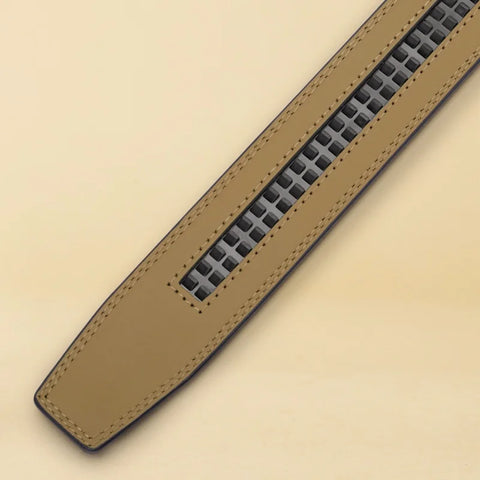 OYIFAN Men’s Leather Belt – Automatic Ratchet Strap