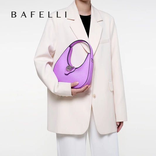 BAFELLI 2025 Women's Luxury Genuine Leather Cat Fashion Handbag