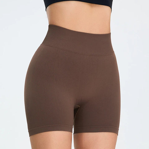 Seamless High-Waist Sports Shorts – Scrunch Push-Up Booty Shorts for Women’s Yoga, Gym & Cycling