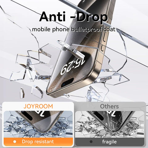 Joyroom HD Glass Screen Protector for iPhone 11-16 Pro Max | Ultimate Full-Screen Tempered Glass Protection