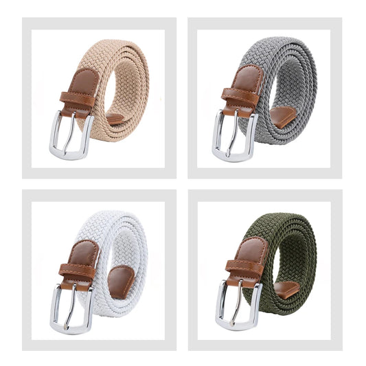 MaiKun Elastic Tactical Belt – Metal Pin Buckle Military Style for Men