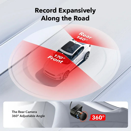REDTIGER 4K Dash Camera – Geavanceerde auto-DVR met wifi en GPS