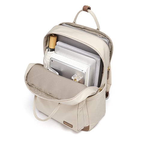 Cnoles Commuter Women's Backpack - Stylish 15.6" Laptop Bag for Daily Use