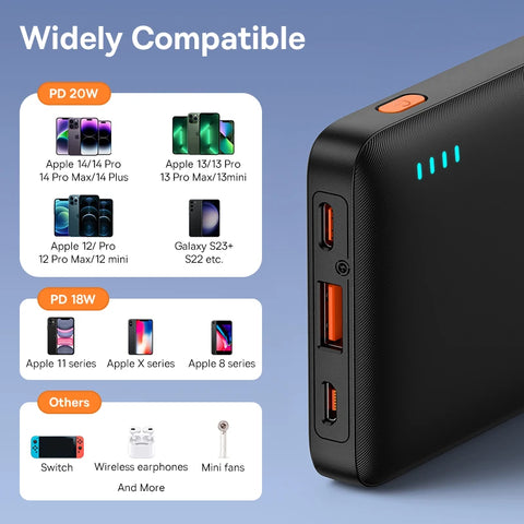 Baseus Airpow+ 20W Power Bank – 10000mAh/20000mAh Fast-Charge