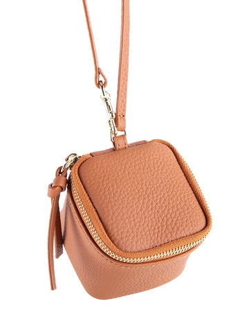 Zency 100% Echt Lederen Make-up Organizer Clutch