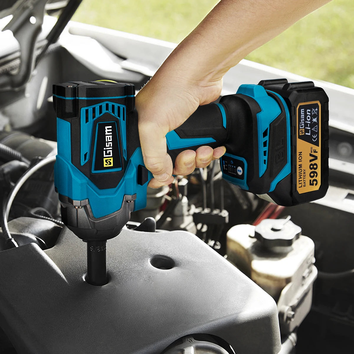 G Perfil 1200Nm Brushless Cordless Impact Wrench – 1/2" Electric Driver for Makita 18V Battery Pin