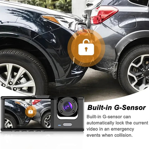 1080P Auto DVR 2/3 Camera Dash Cam voor verbeterde voertuigveiligheid