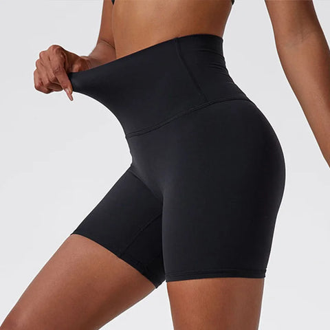 Hearuisavy High-Waist Push-Up Gym Shorts – Premium Workout & Cycling Shorts for Women