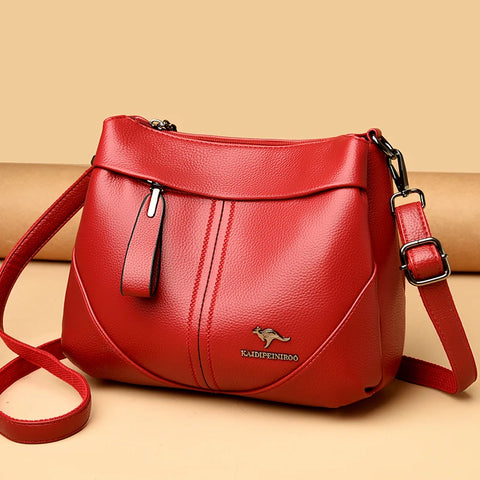 Luxury Soft Cowhide Leather Tote Bag for Women
