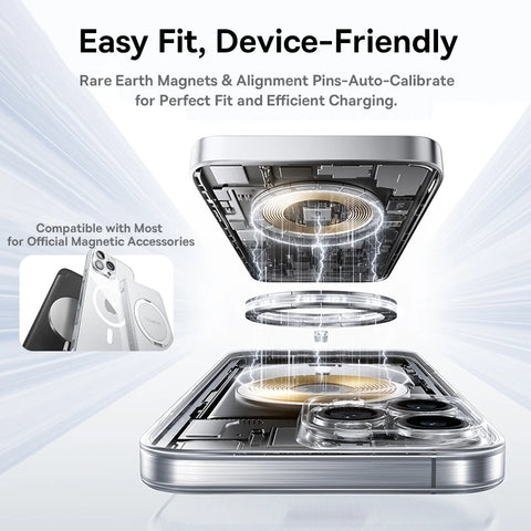 Baseus Magnetic Case for iPhone 16/15/14 Pro Max - MagSafe Compatible, Durable PC Protection for iPhone 13/12/11 Pro Max