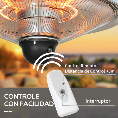 Hanging Roof Outdoor Heater 1010/2210W with Remote Control