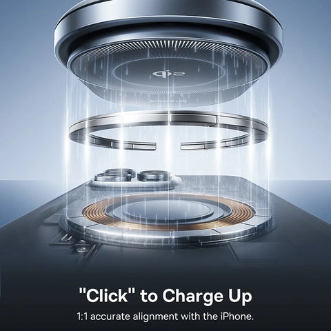 Baseus Magnetic Wireless Car Charger - 15W Fast Charging for iPhone 16/15/14 & Samsung/Xiaomi with Cooling Fan