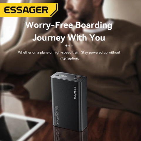 Essager 65W Power Bank – 20000mAh Fast-Charge