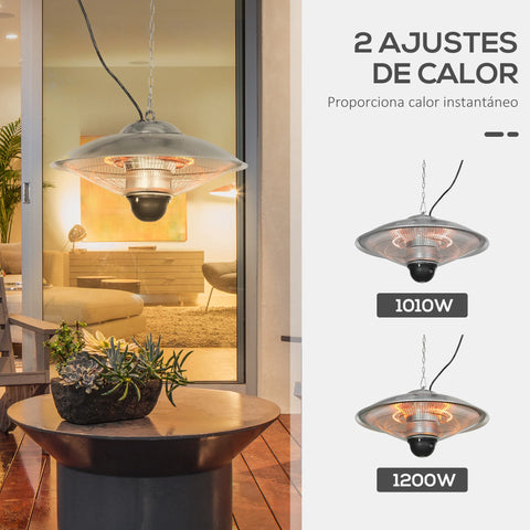Hanging Roof Outdoor Heater 1010/2210W with Remote Control