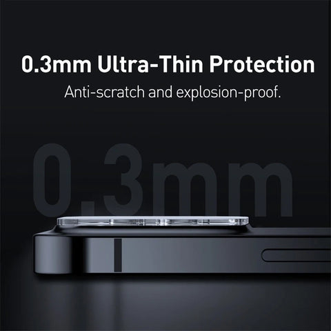 Baseus Camera Lens Protector 2PCS Tempered Glass for iPhone 16 15 Pro Max 13 Plus 12 Pro Max