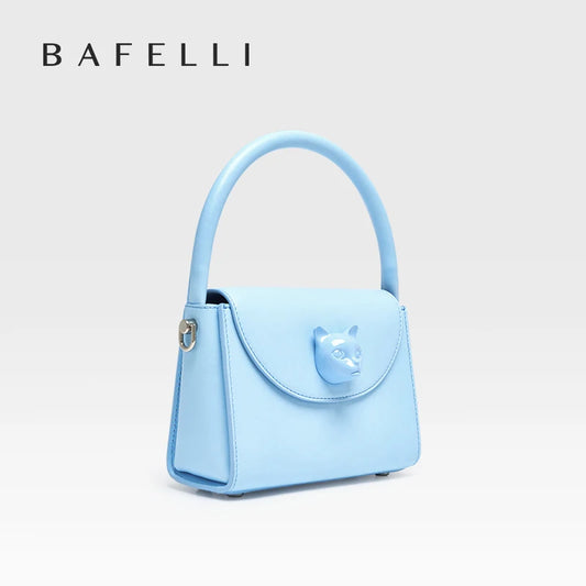BAFELLI Women's 2025 Small Leather Handbags - Luxury Cat Crossbody