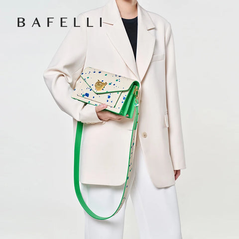 BAFELLI 2025 Women's Luxury Leather Crossbody Bag