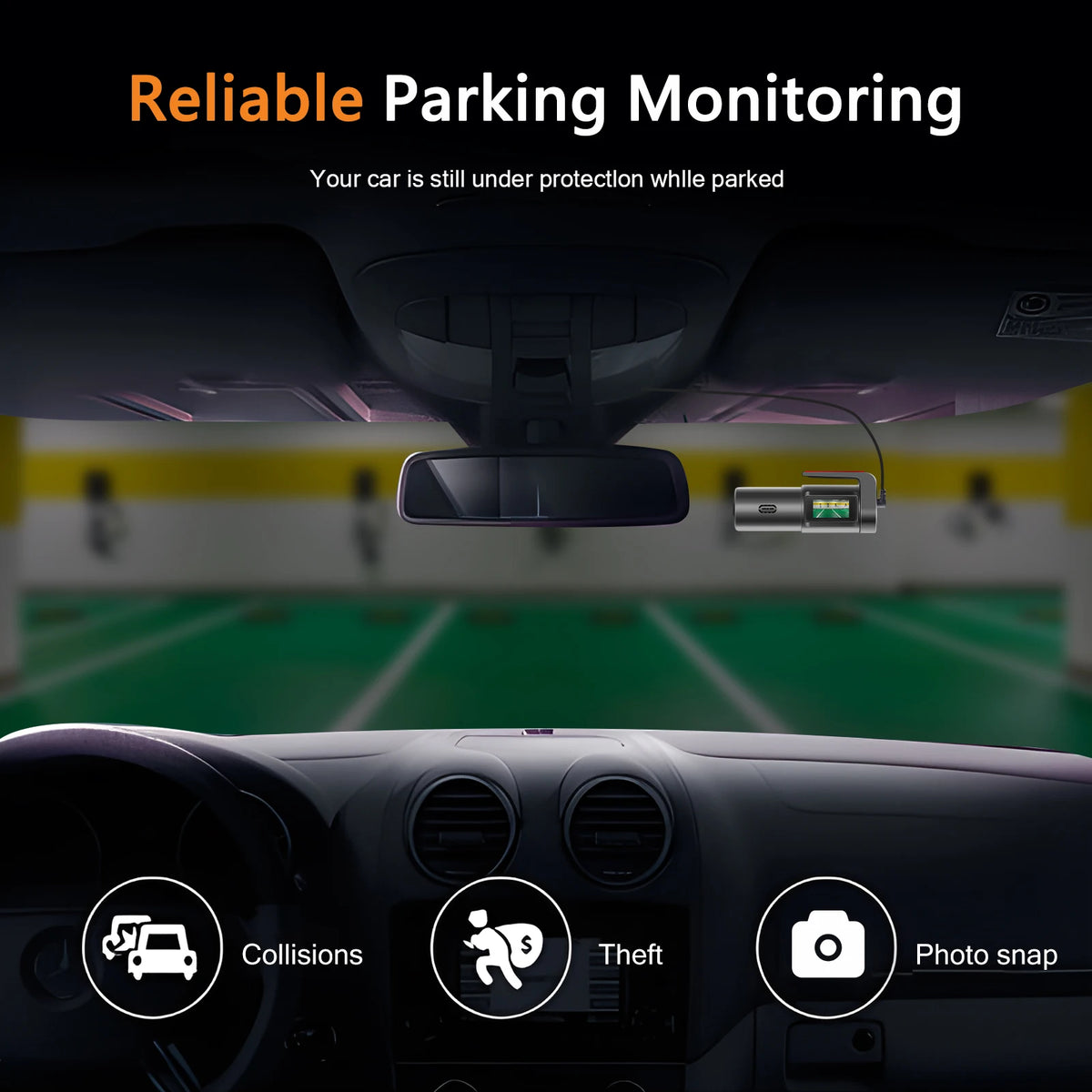 Camecho 1080P Auto DVR Camera - HD WiFi Dash Cam met Nachtzicht
