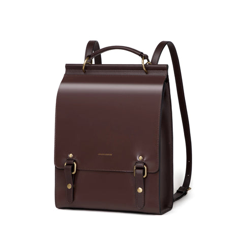 Cnoles Vintage Women's Leather Backpack - Casual Shoulder Bag & Travel Purse