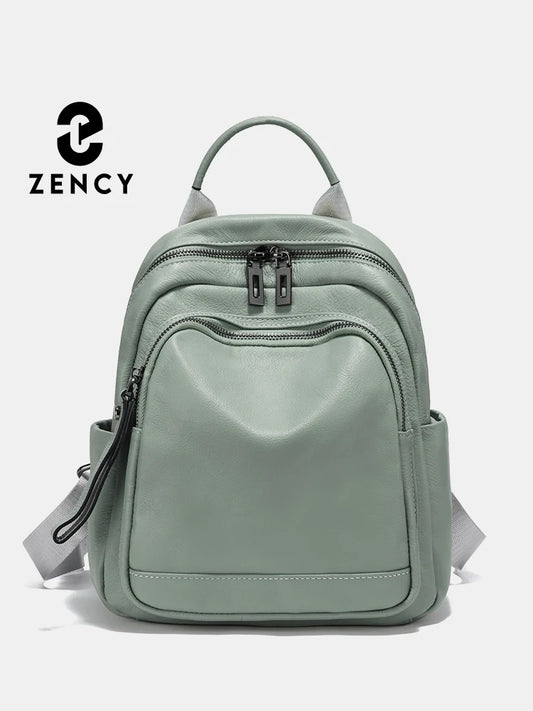 Zency 100% Genuine Leather Stylish Backpack for Women