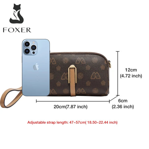FOXER Women Small Crossbody Bag - Stylish High-Quality Mini Messenger Bag