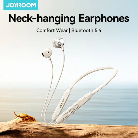 Joyroom Wireless Bluetooth Earphones with Magnetic Neckband and Built-in Mic for Sports