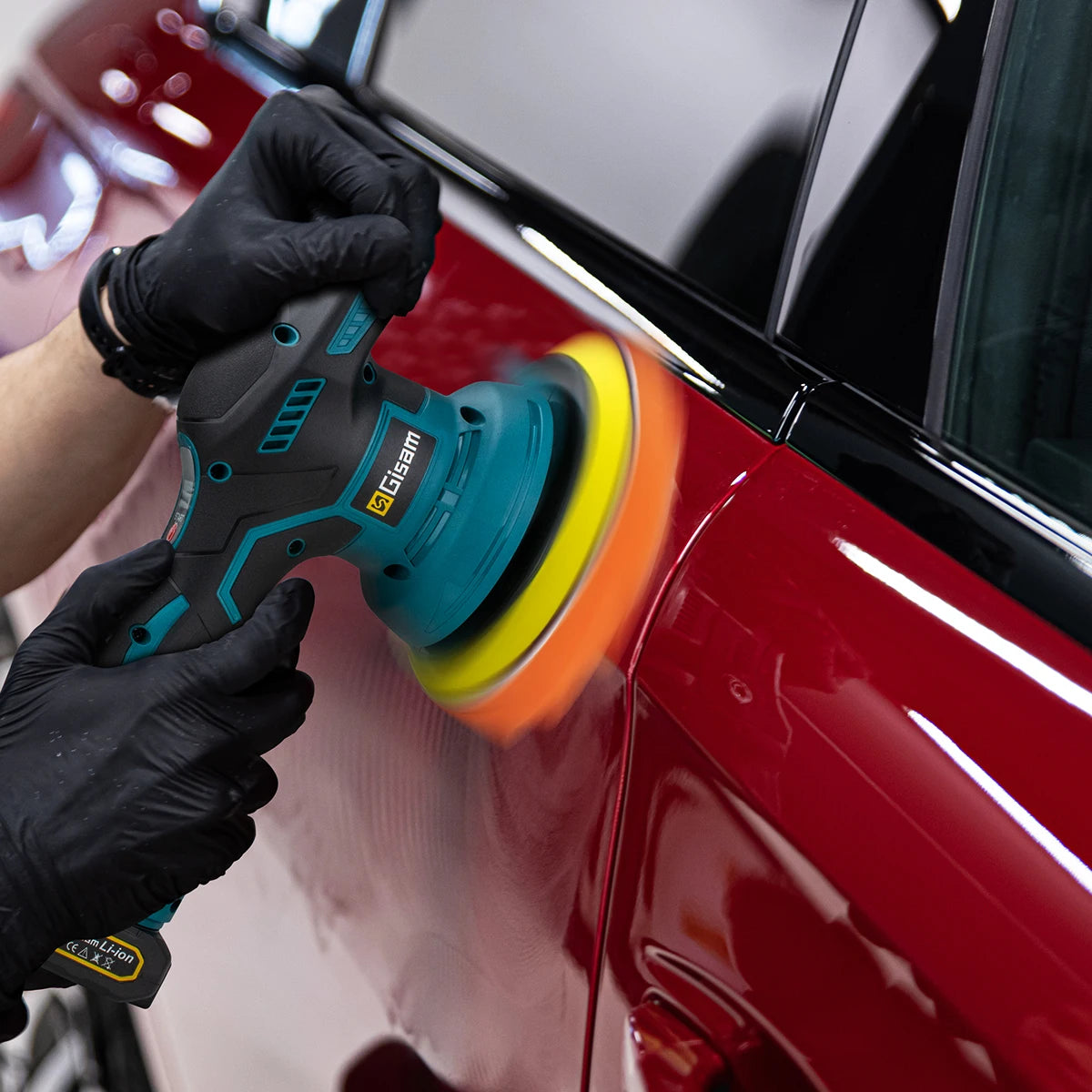G Perfil 8-Speed Cordless Car Polisher – Adjustable Electric Waxing, Grinding & Sealing Tool for Makita 18V Battery Pin