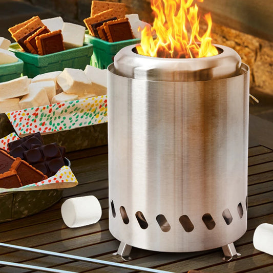 Smokeless Tabletop Fire Pit - Versatile Indoor/Outdoor Mini Bonfire
