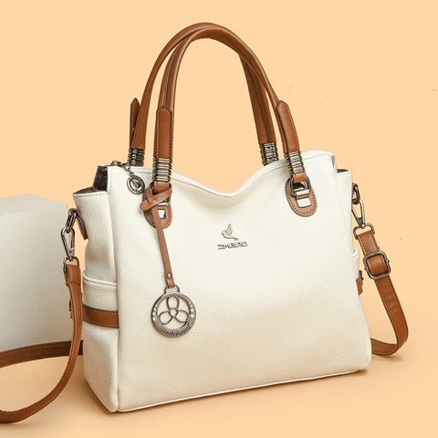 Luxury Soft Leather Shoulder Bag for Women