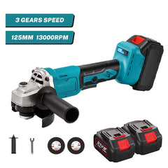 1000w 125mm bürstenloser elektrischer Winkels chl eifer 3-Gang-Schleifmaschine Holz bearbeitungs werkzeug für Makita 18V Batterie