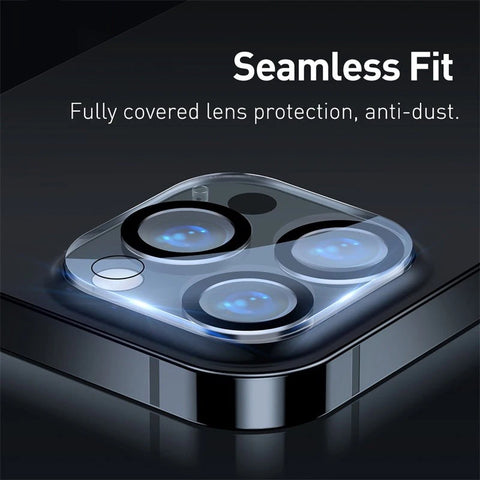 Baseus Camera Lens Protector 2PCS Tempered Glass for iPhone 16 15 Pro Max 13 Plus 12 Pro Max