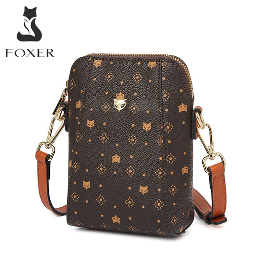 FOXER Woman Small Monogram Cellphone Bag