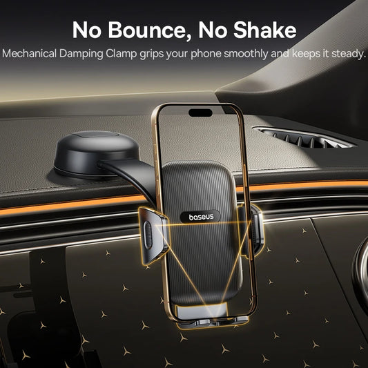 Baseus Dashboard Car Phone Holder – Foldable Mount for Samsung, iPhone, Xiaomi & Huawei