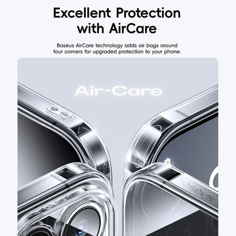 Baseus Tempered Glass Case for iPhone 16/15 Pro Max - Clear, Durable Corning Gorilla Glass Protection