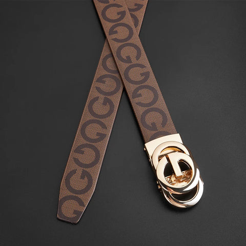 Luxury Men’s Belt – Automatic Buckle Business & Casual Style