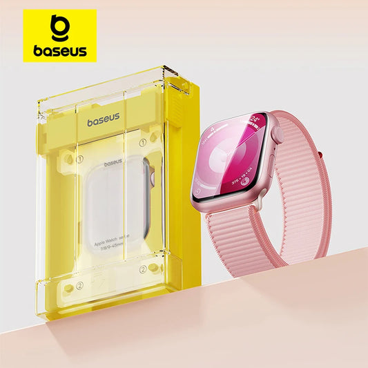 Baseus Hydrogel Screen Protector for Apple Watch Series 10-4, SE, Ultra 2, 49mm & 40-46mm - Ultimate Protection