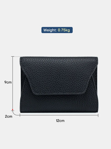 Zency Women's Genuine Leather Wallet Case: Elegant Mini Organizer for Cards and Coins