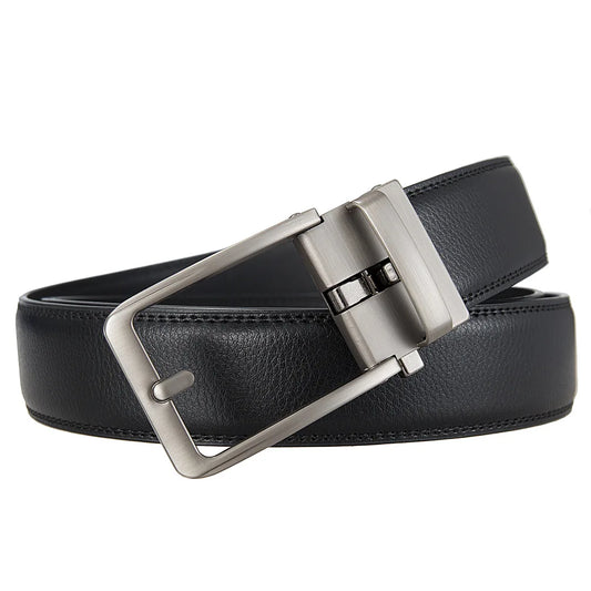 Click Men’s Leather Belt – Automatic Buckle