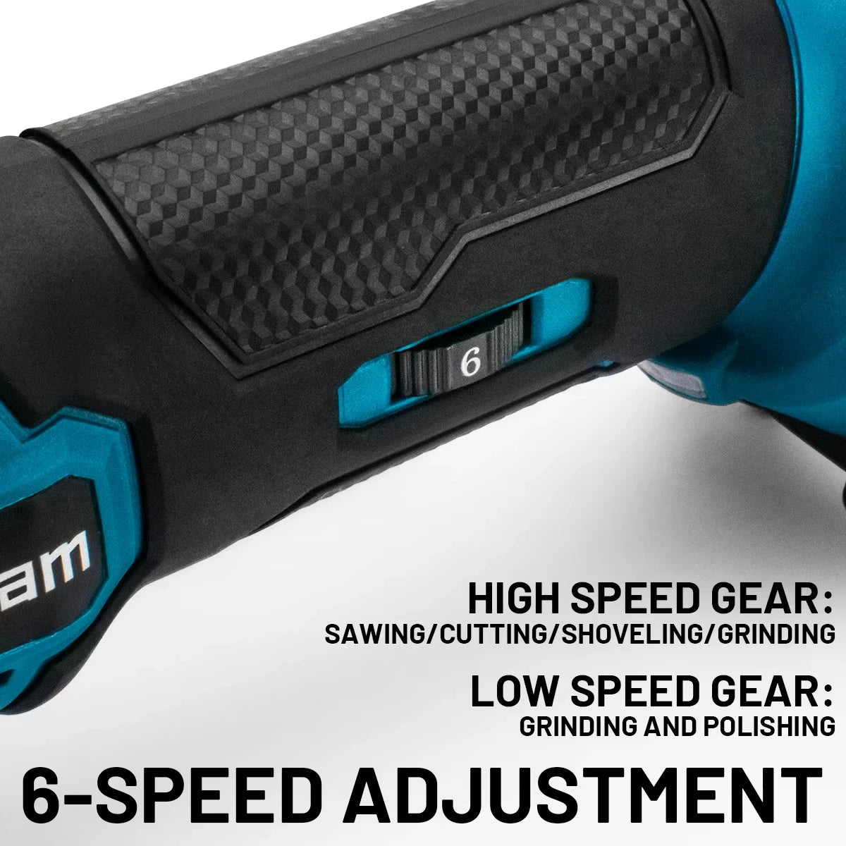 GΣ 20000OPM Cordless Quick-Release Oscillating Tool – Anti-Vibration Multi-Function Trimmer for Makita 18V Battery Pin